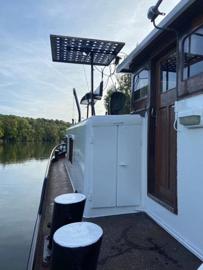 Studio Sur La Peniche Santa Julia A Chantilly Insolys Saint-Leu-dʼEsserent Exteriör bild